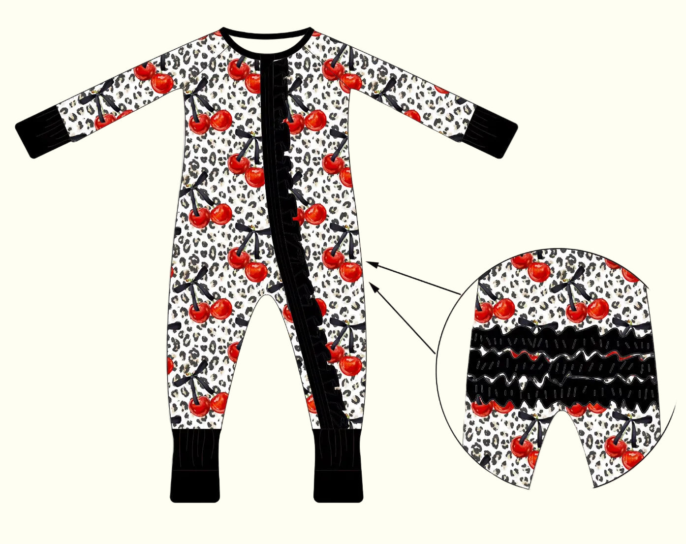 Wild Cherry Ruffle Zippy preorder