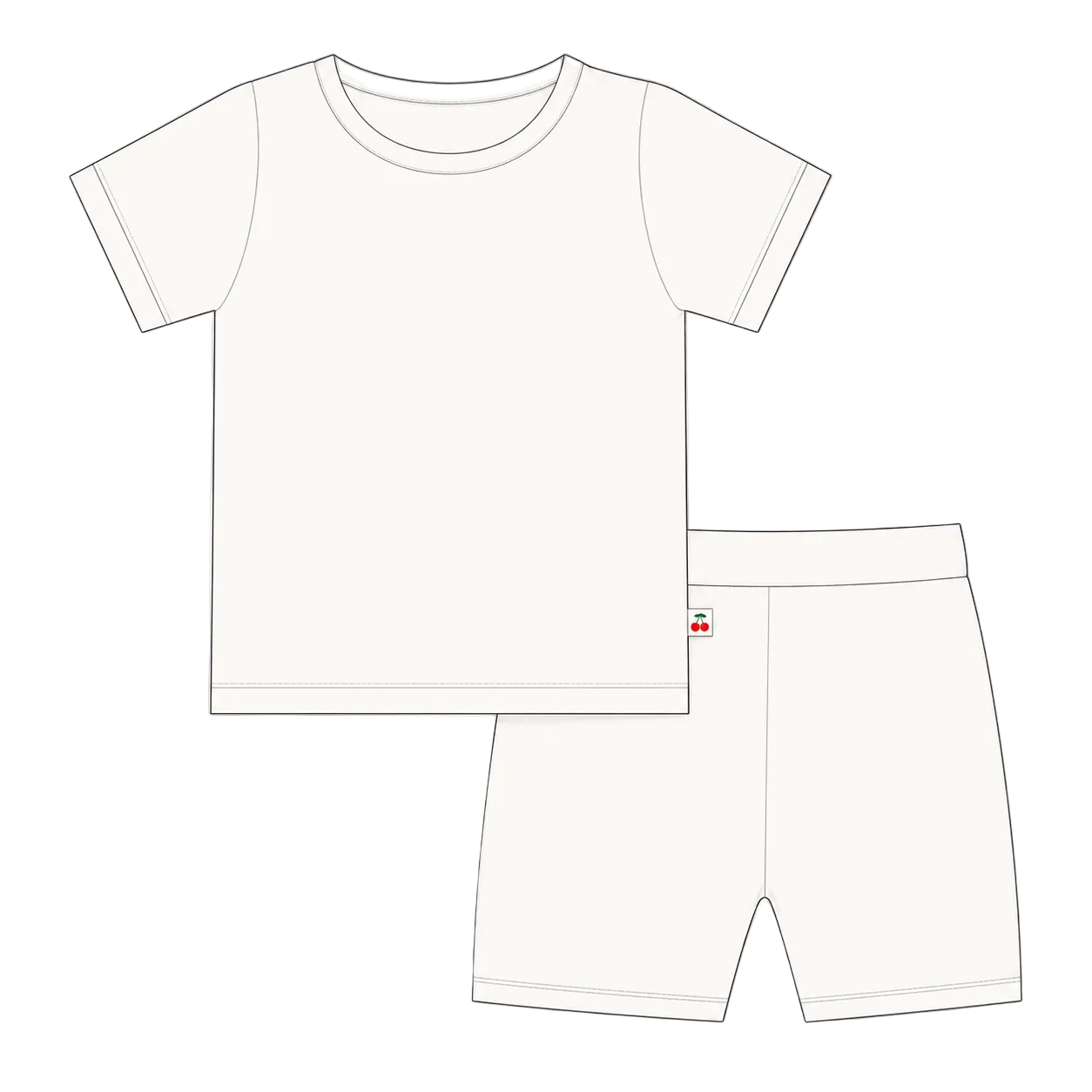 Vanilla Bean Kids Short Bamboo Set