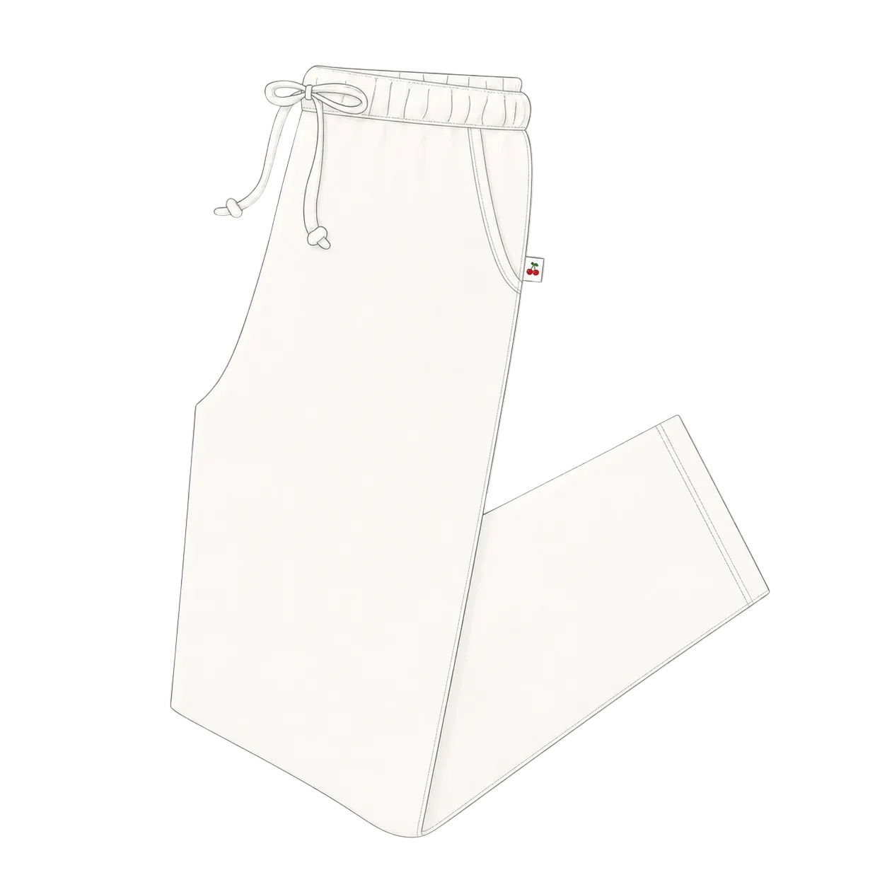 Vanilla Bean Straight-Leg Adult Bamboo Pants