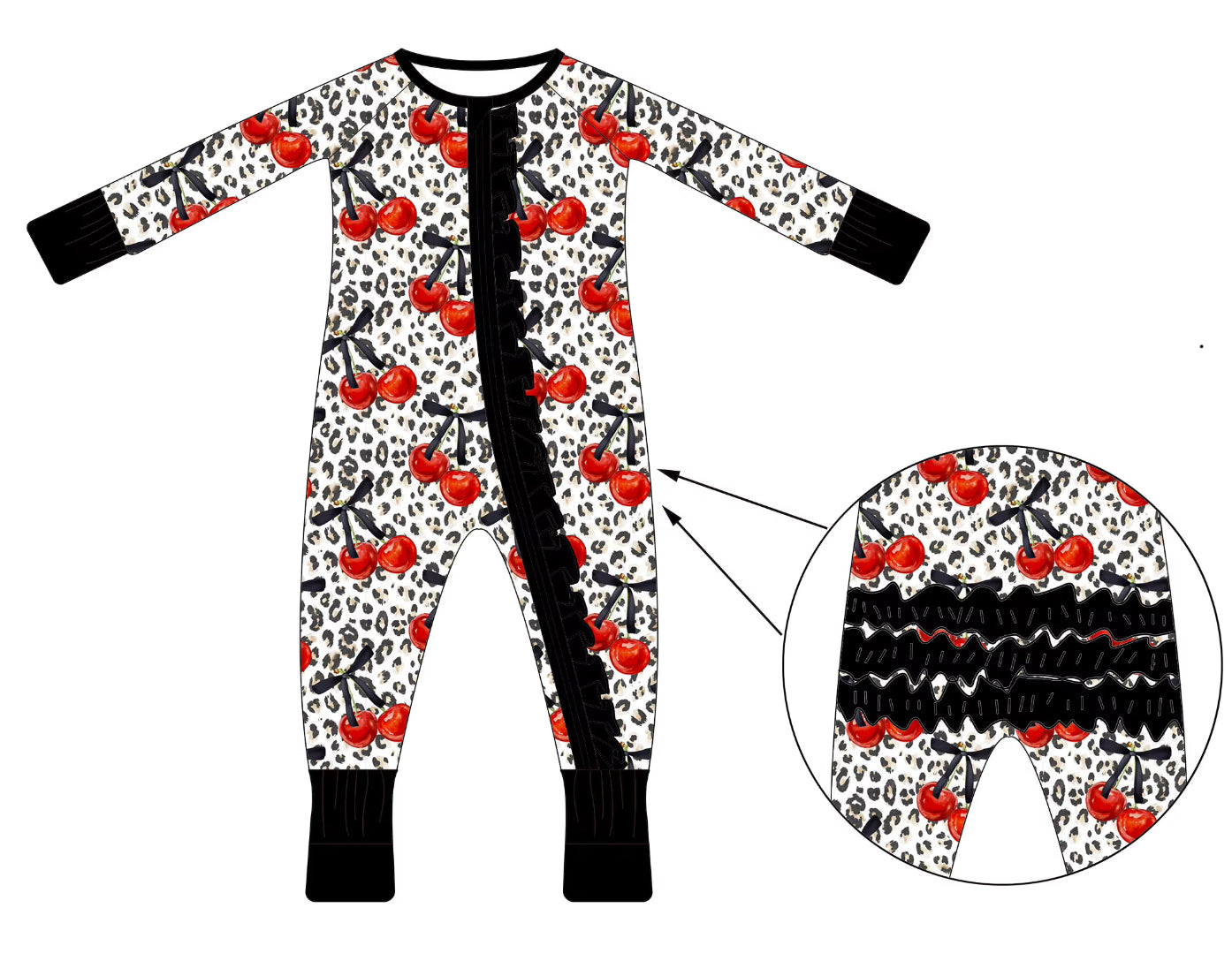 Wild Cherry Ruffle Zippy