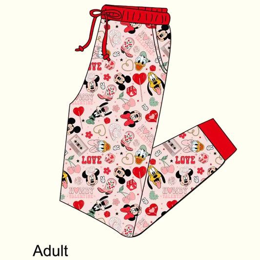 Howdy Valentine Adult Jogger
