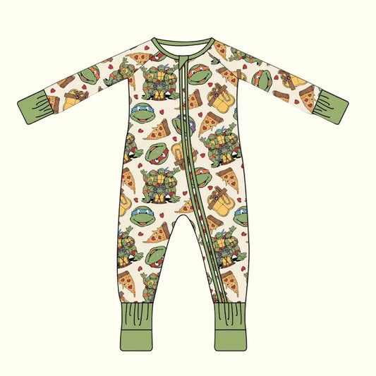 Pizza My Heart Bamboo Zippy