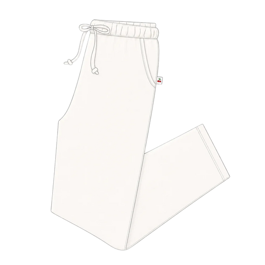 Vanilla Bean Straight-Leg Adult Bamboo Pants