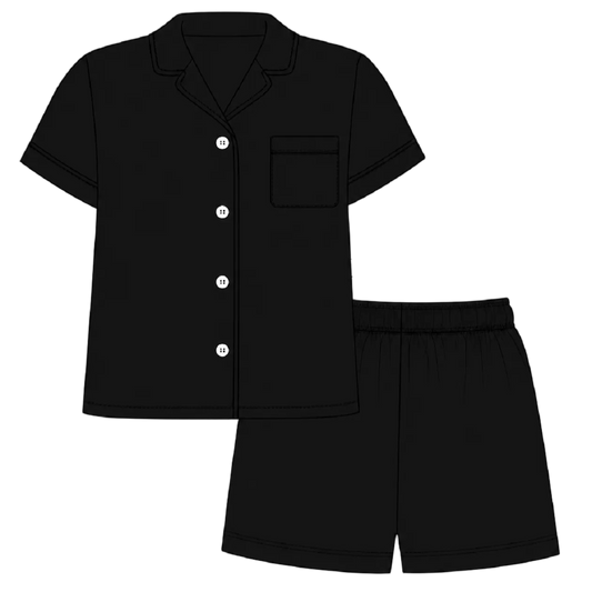 Midnight Adult Short Bamboo Set
