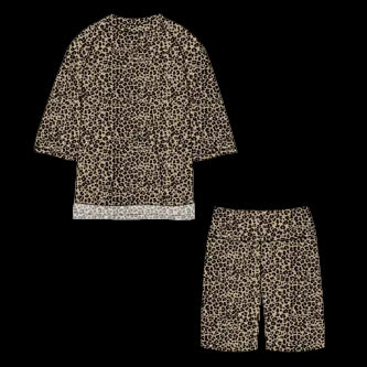 Classic Leopard Biker Set